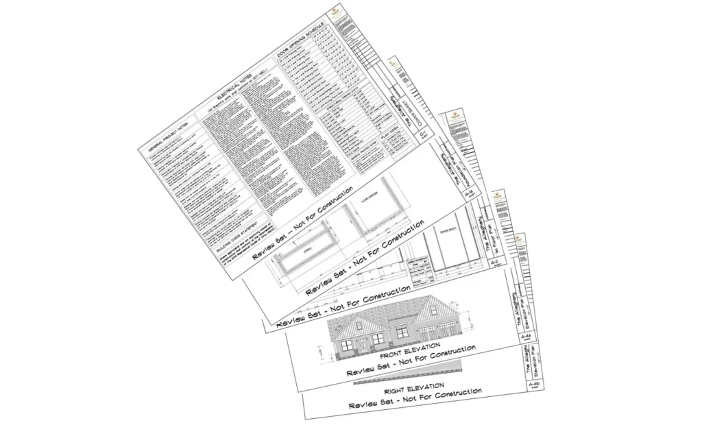 Home Plans supplied by Custom Home Building Consultants